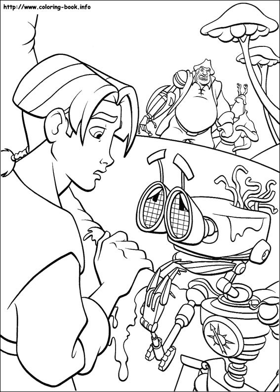 Treasure Planet coloring picture